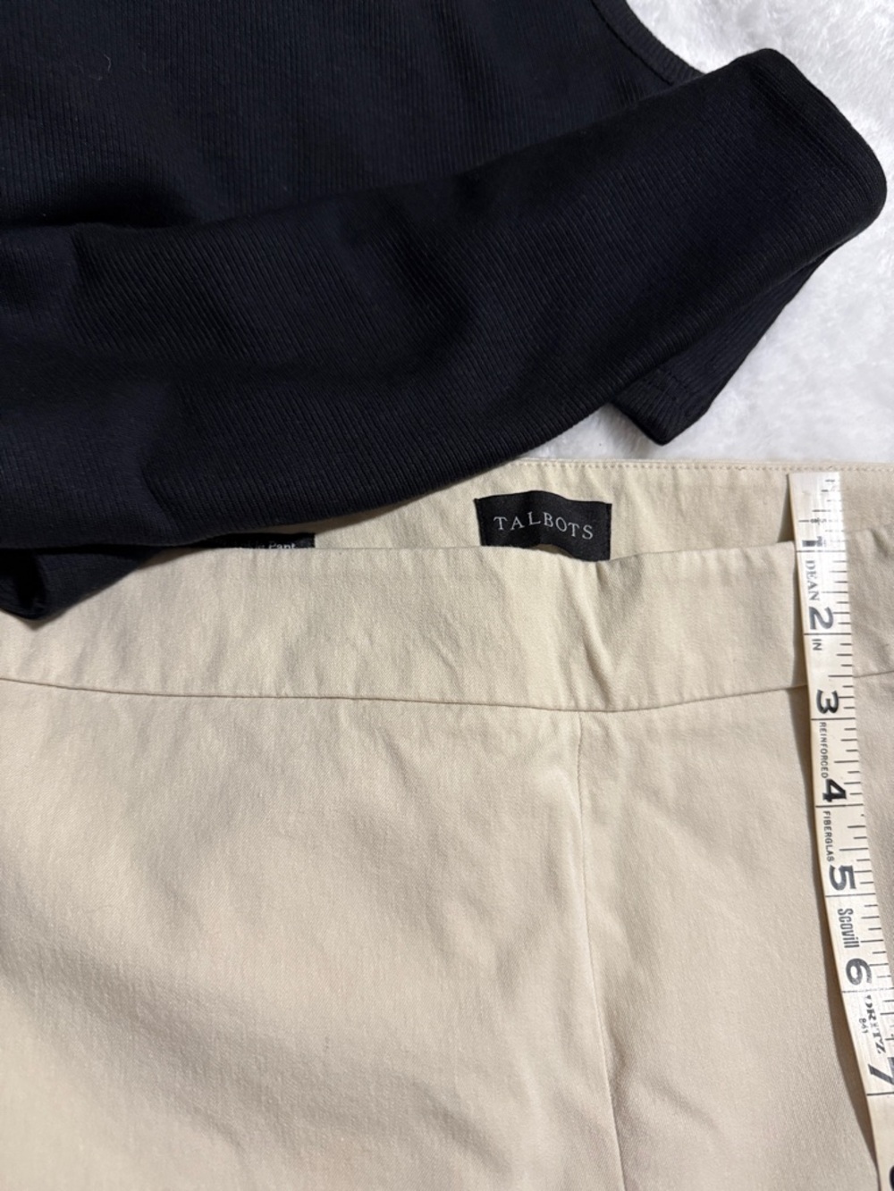 Talbots  Cream Pants - Classic Neutral - Picture 2 of 9